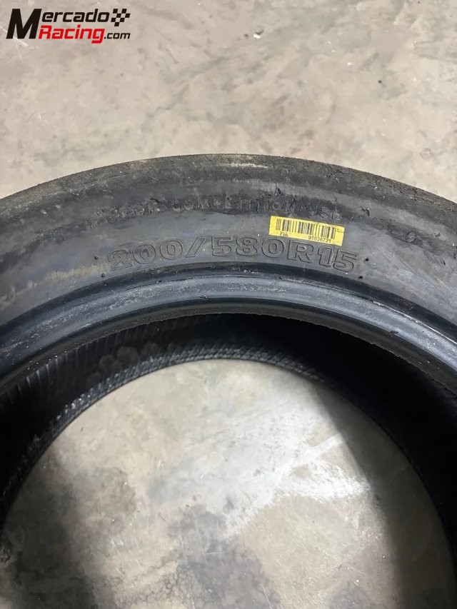 2 slicks hankook 15 