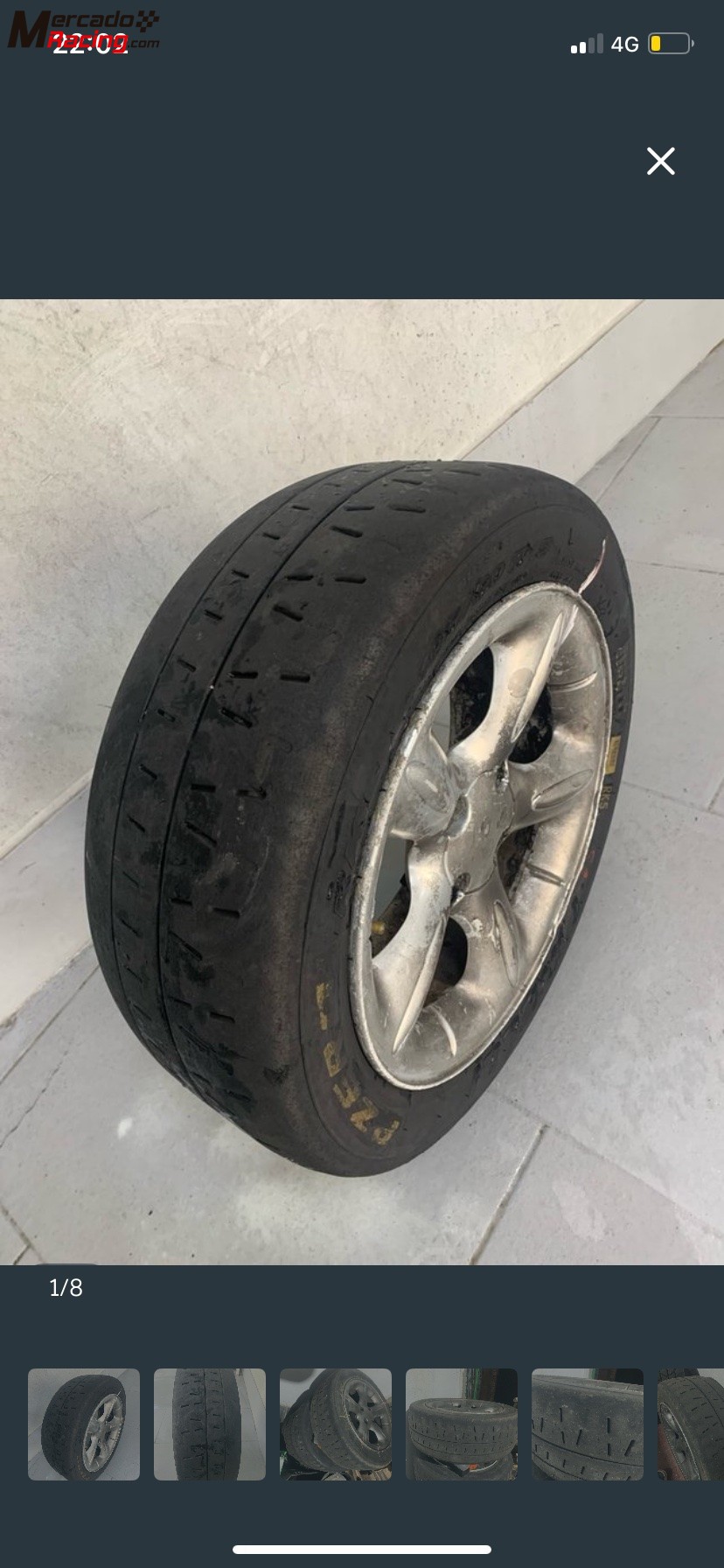 8 pirelli rk5 y rk5a