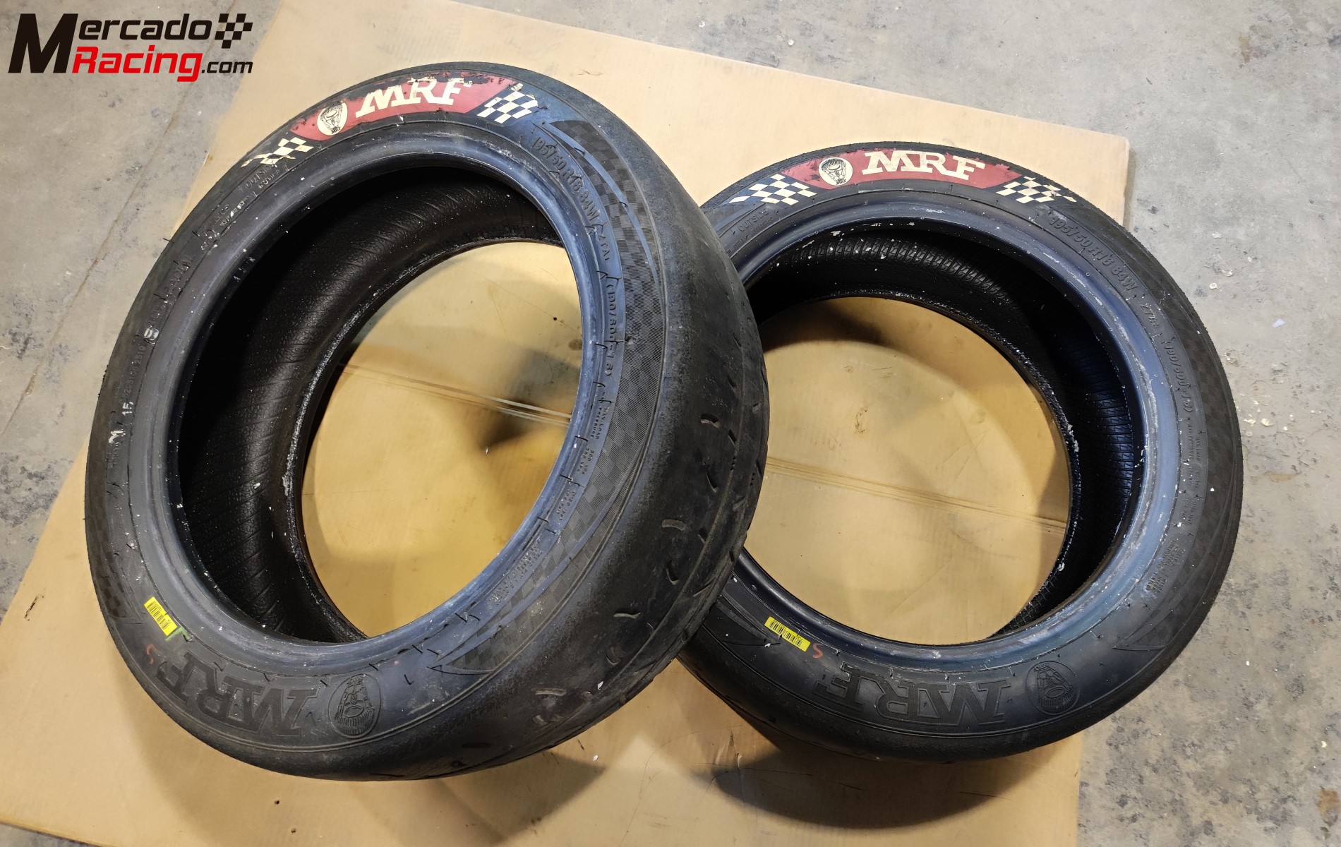 Neumáticos pirelli y mrf