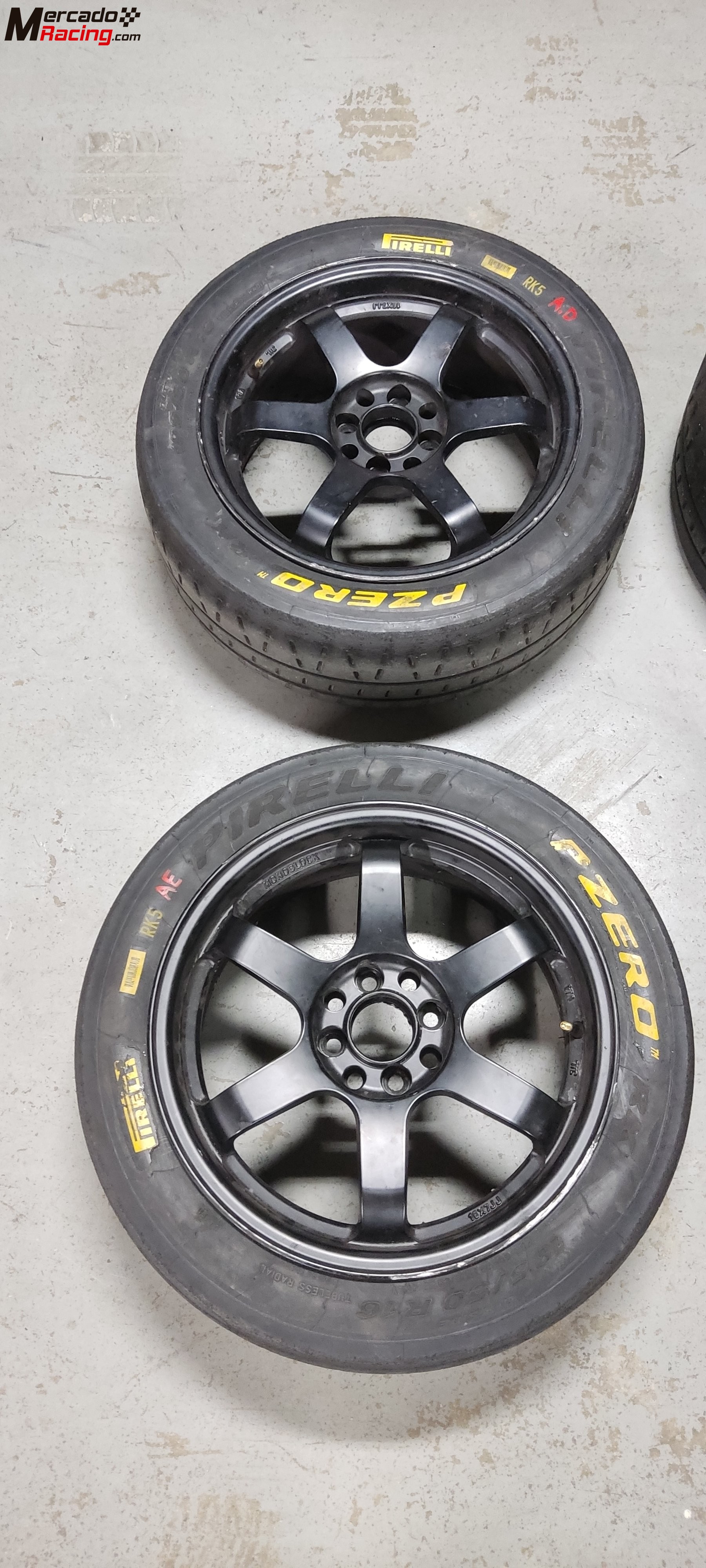Vendo 4 pirelli rk5 practicamente nuevas
