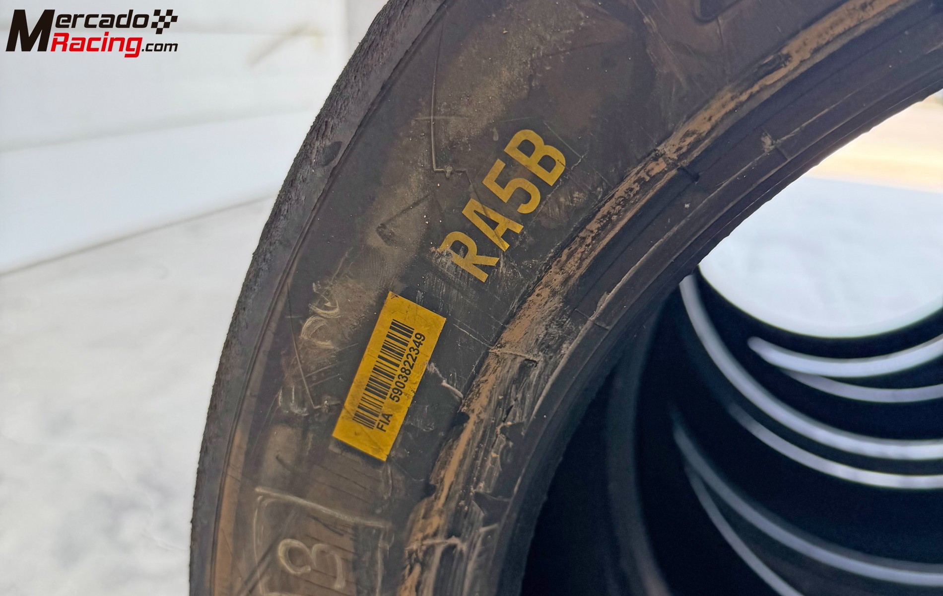5 pirelli p zero ra5b – 195/50 r16 – compuesto duro