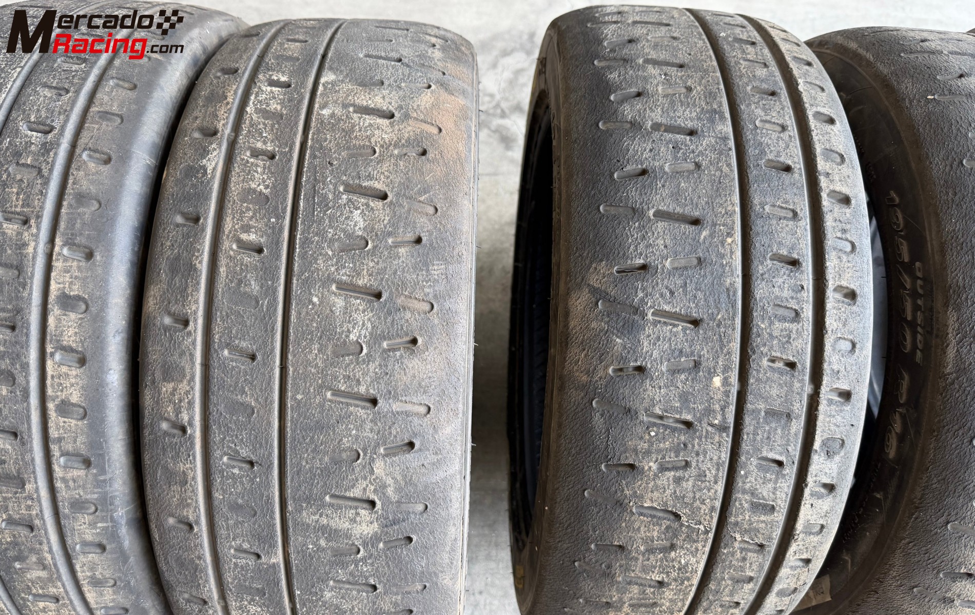 5 pirelli p zero ra5b – 195/50 r16 – compuesto duro