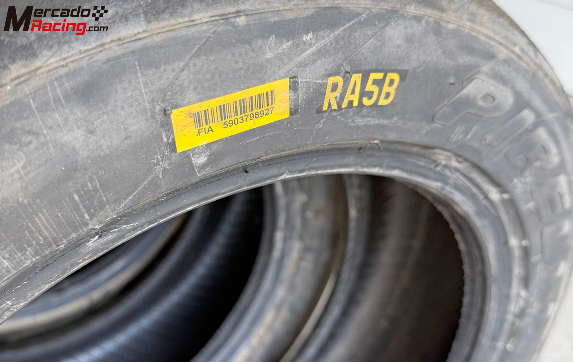 5 pirelli p zero ra5b – 195/50 r16 – compuesto duro