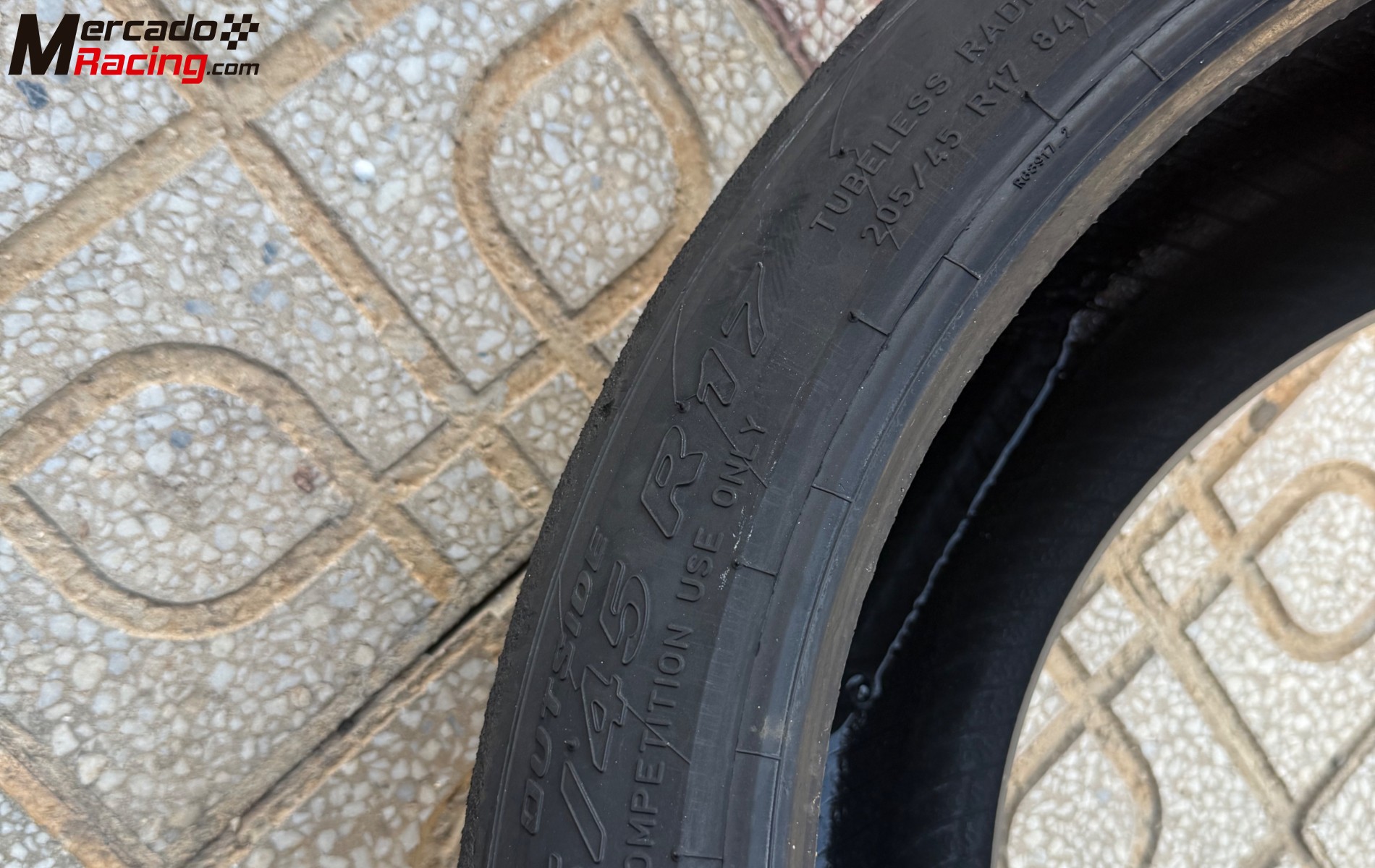 Neumático slick rally pirelli ra7