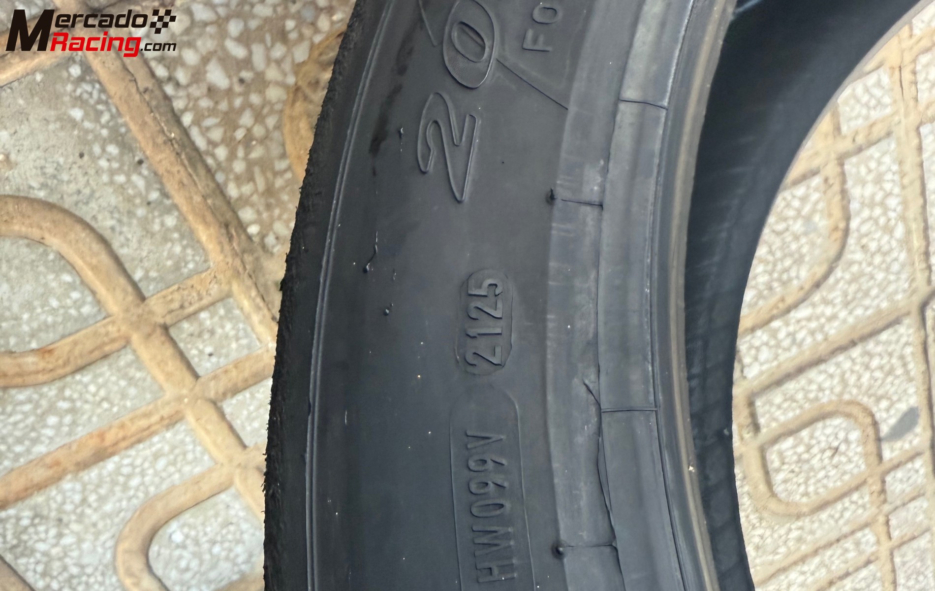 Neumático slick rally pirelli ra7