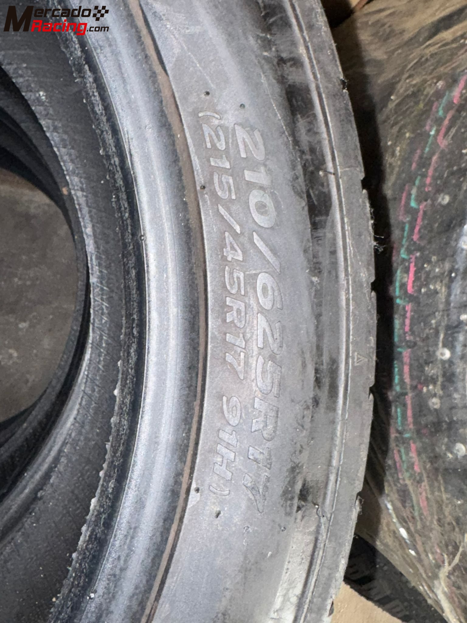 Juego de 4 hankook z205 215/45r17 compuesto t72 al 90%
