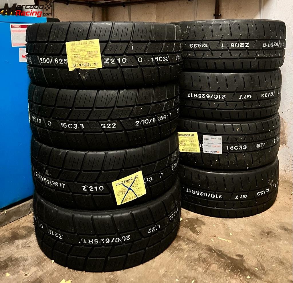 Juego de 4 hankook z210 200/625r17 para lluvia, compuesto w52. nuevos, solo montados para provarlos.