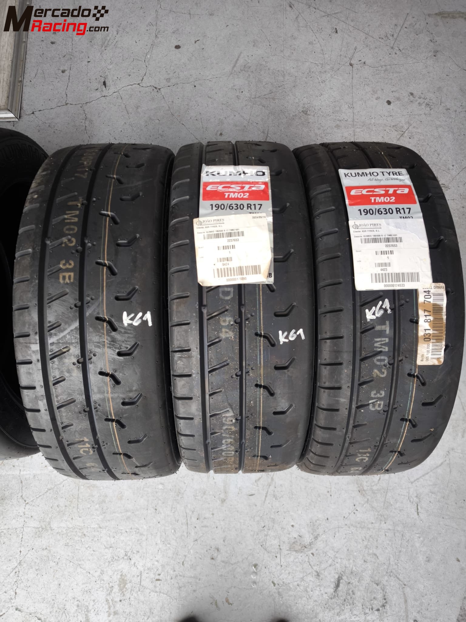 Neumáticos kumho r17 tm02 k61/k51/k22