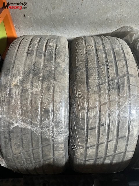 Neumaticos slicks  hankook  t52  y lluvia michelin p20