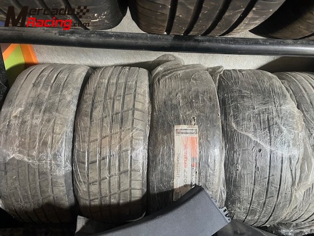 Neumaticos slicks  hankook  t52  y lluvia michelin p20