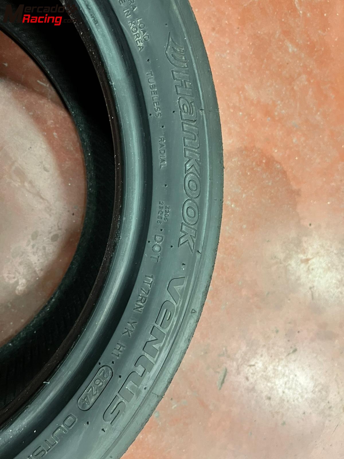 4 neumáticos hankook 210/625/17 compuesto t53 medio de rallyes