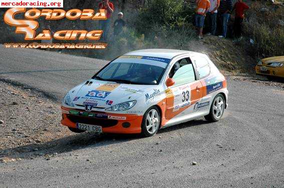 Se vende 206 xs campeón volante racc andalucia 2008