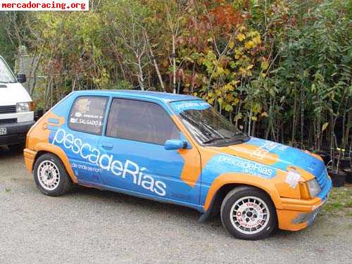 Peugeot 205 rally 1,3 1º x11 clasific. campeonato gallego as