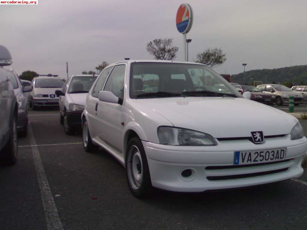 Vendo peugeot 106 rallye 1.6 con extras de pts