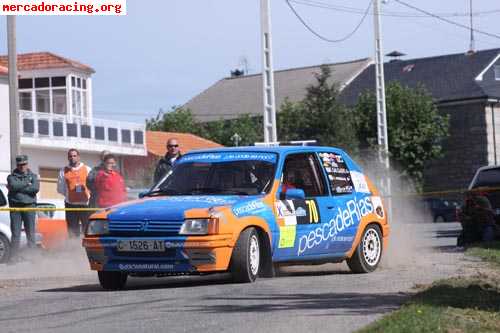 Peugeot 205 rally campeón gallego x11 2008, muy buen precio