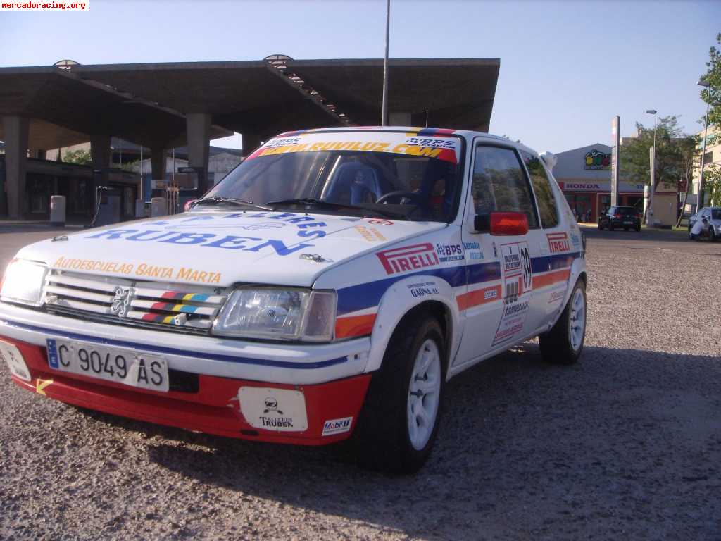 Peugeot 205rallye muy competitivo y fiable