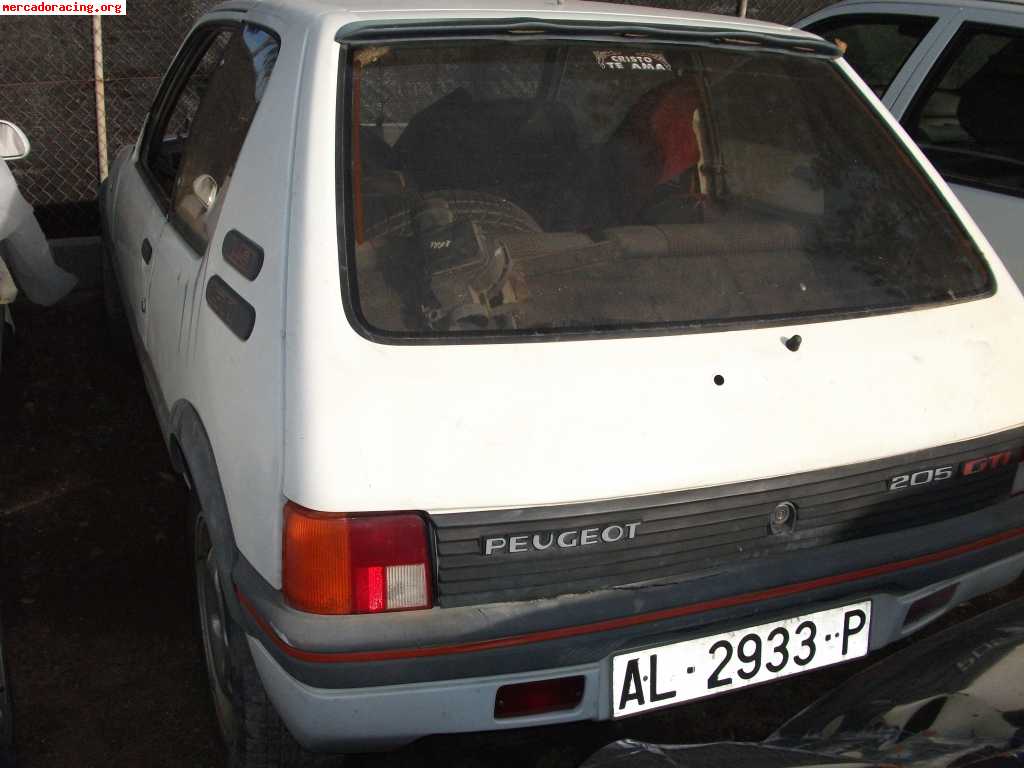 Peugeot 205 gti con documentacion
