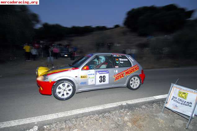 Peugeot 106 rallye grupo n subcampeón del volante racc.