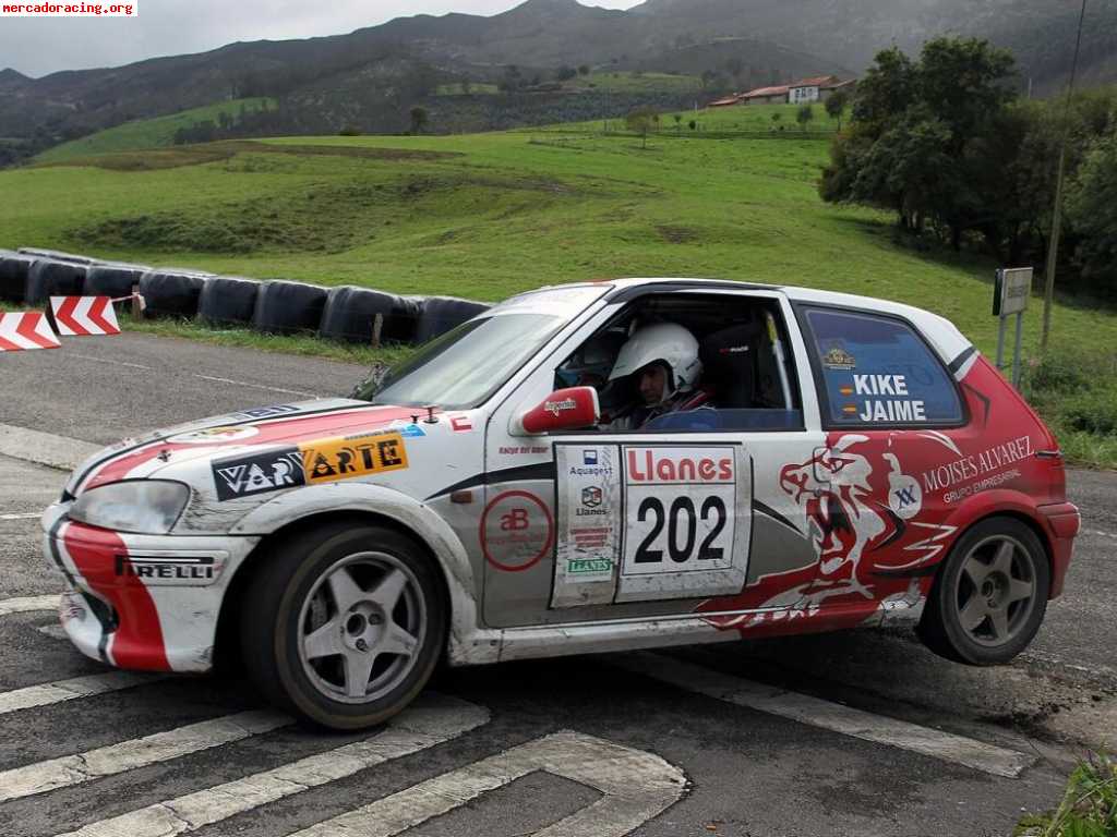 Peugeot 106 kitcar subcampeon absoluto 2011 asturias