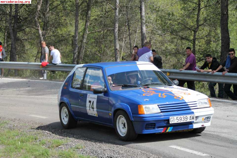 205 rallye listo para correr