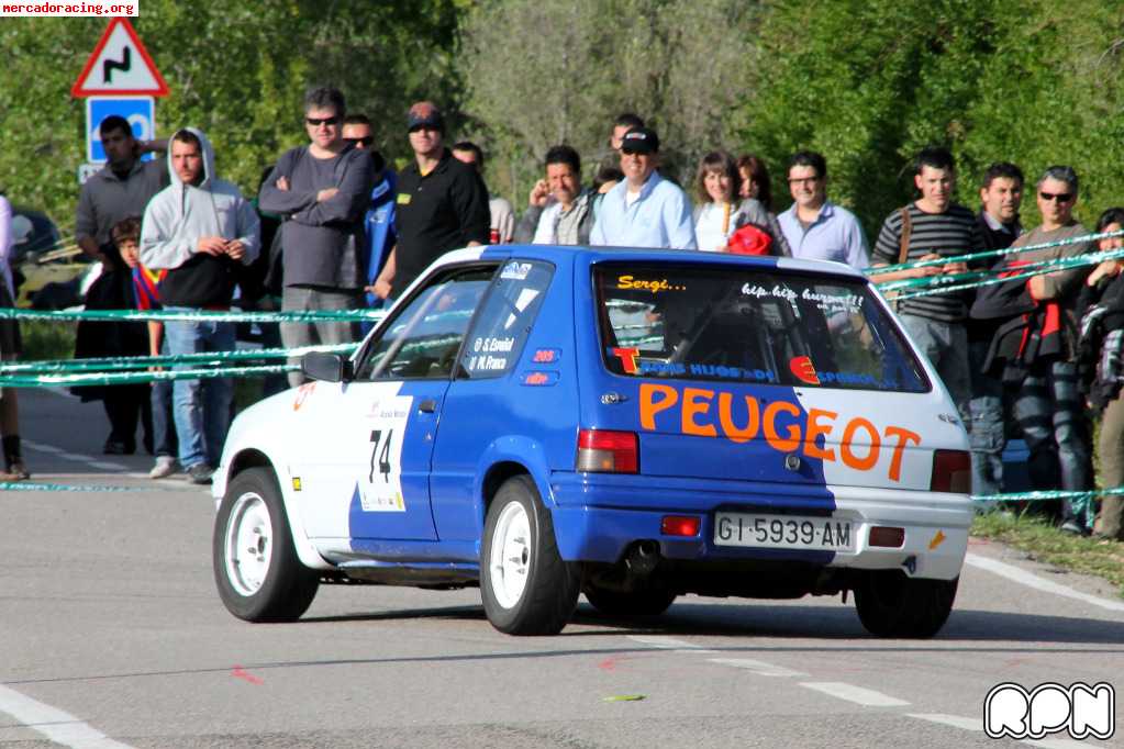 205 rallye listo para correr