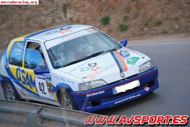 Peugeot 106 rallye homologado grupoa y grupon