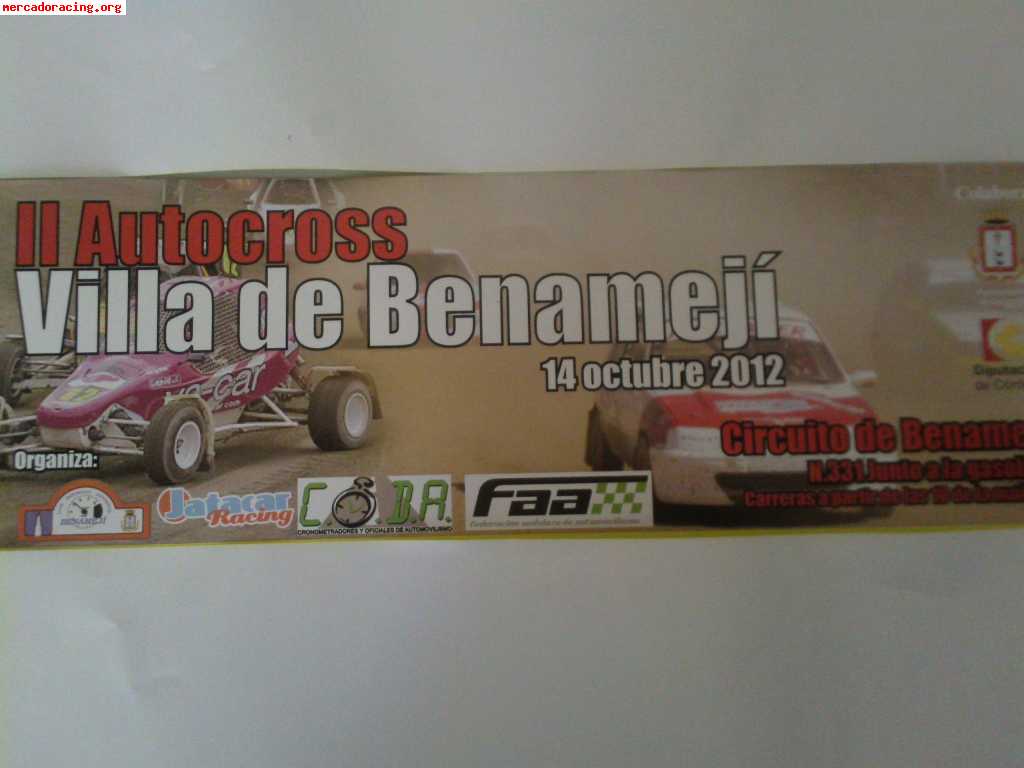Autocross de benameji 14-10-12