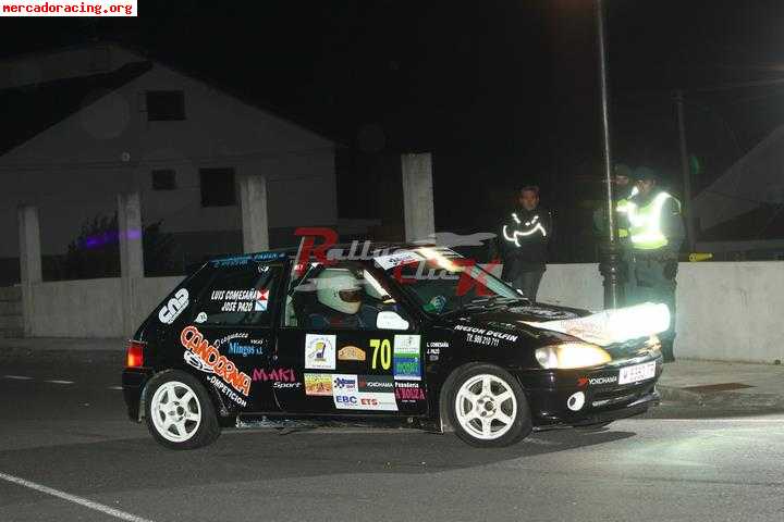 Se vende 106 rallye campeón copa racingsport- yokohama galic