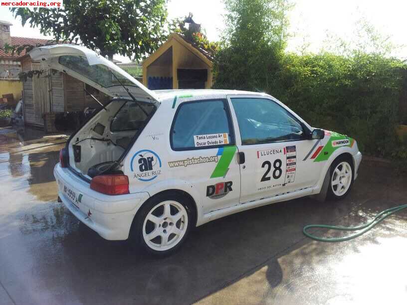 106 rallye 1.6 gr.a con relación cerrada grupo autoblocante