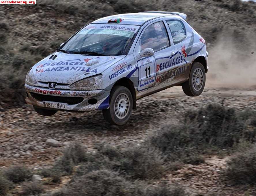 Peugeot 206 rc max gr.a de rallyes de tierra - (vehiculo ex 