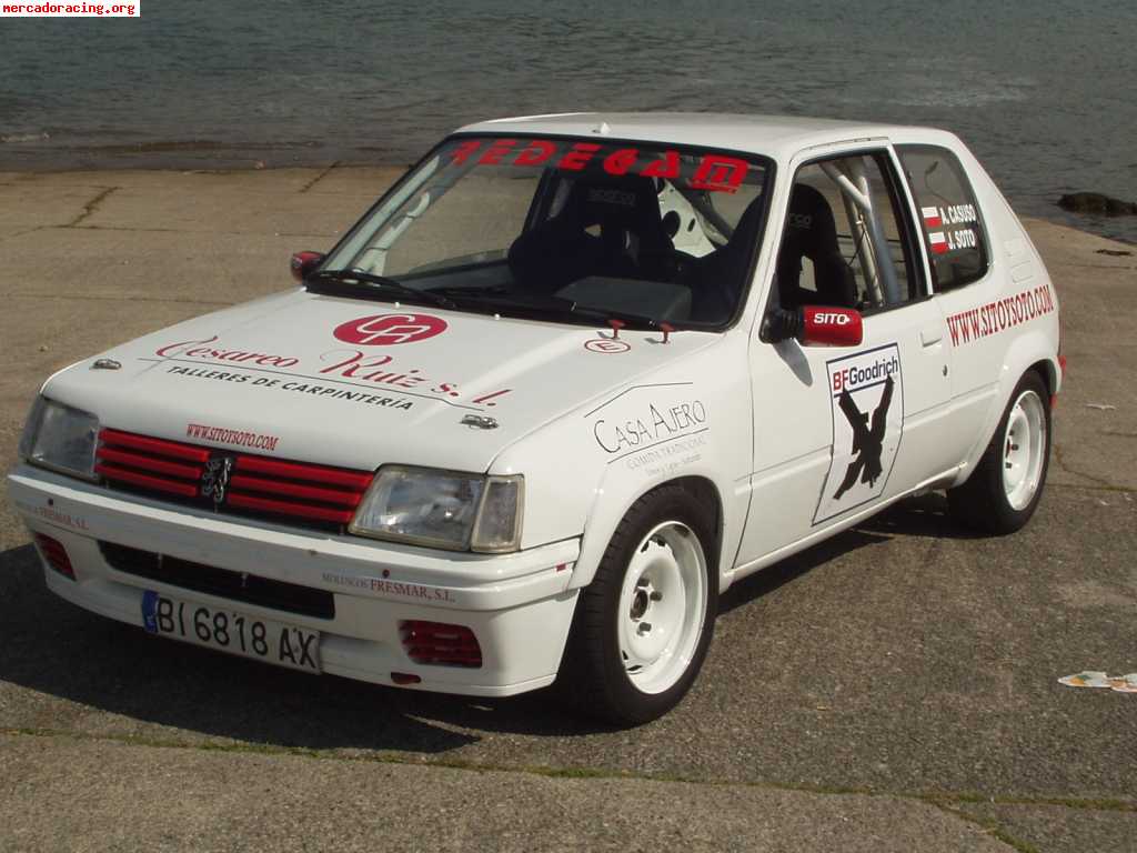 205 rally, muy fiable. 3800 euros