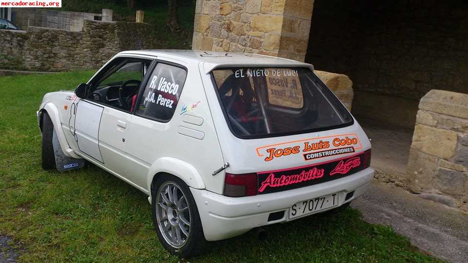 Se vende peugeot 205 rally f2000