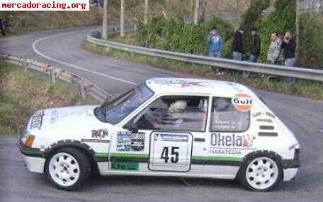 Material 205 gti de rally