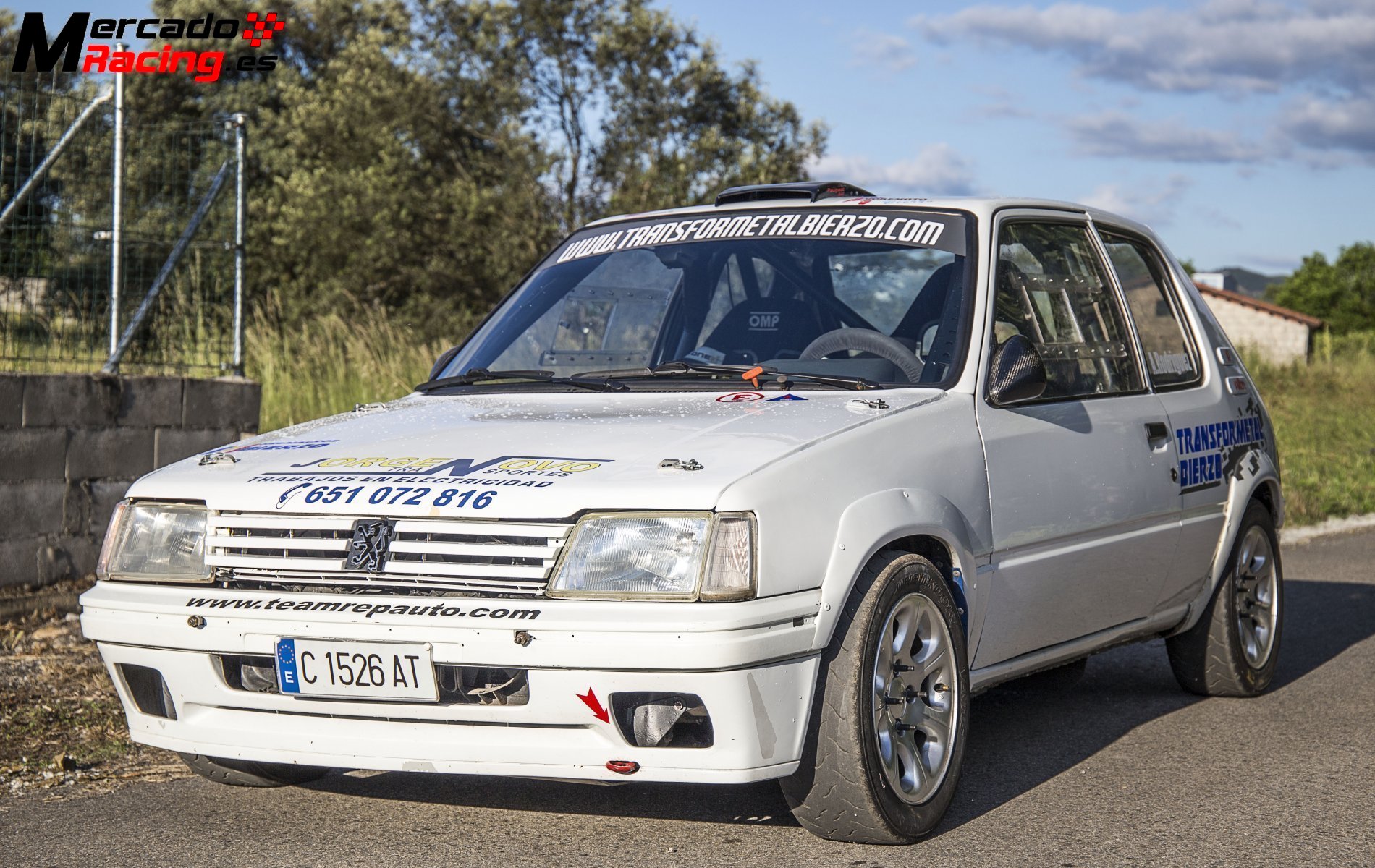 Peugeot 205 rallye ex fredi tames campeon trofeo auto-colon