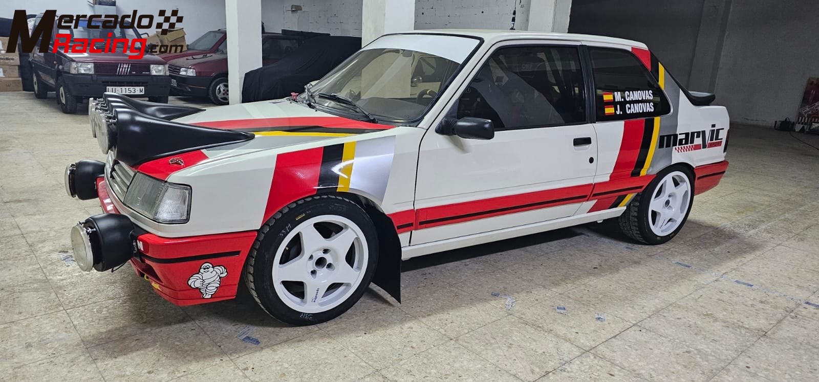  peugeot  309 gti rallyes año 87 ; nuevo precio ya q se vendio la caja grabots 6v con autoblo  