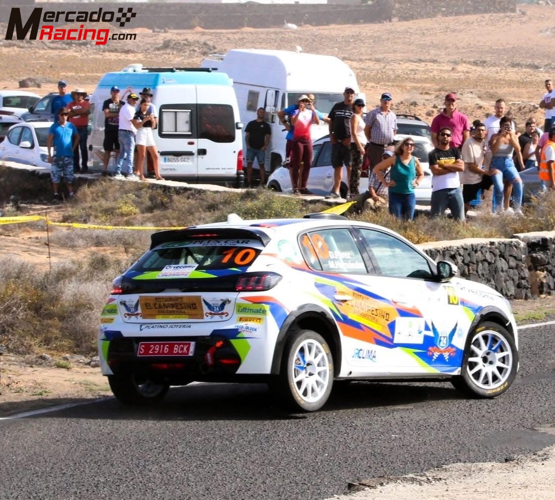 Venta coche de rally peugeot 208 rally4