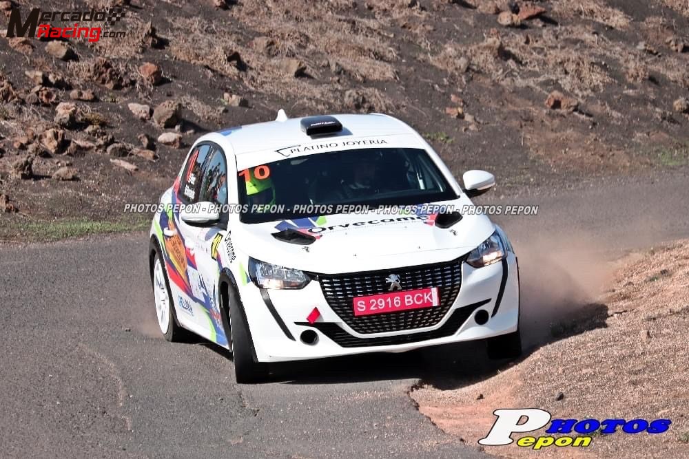 Venta coche de rally peugeot 208 rally4