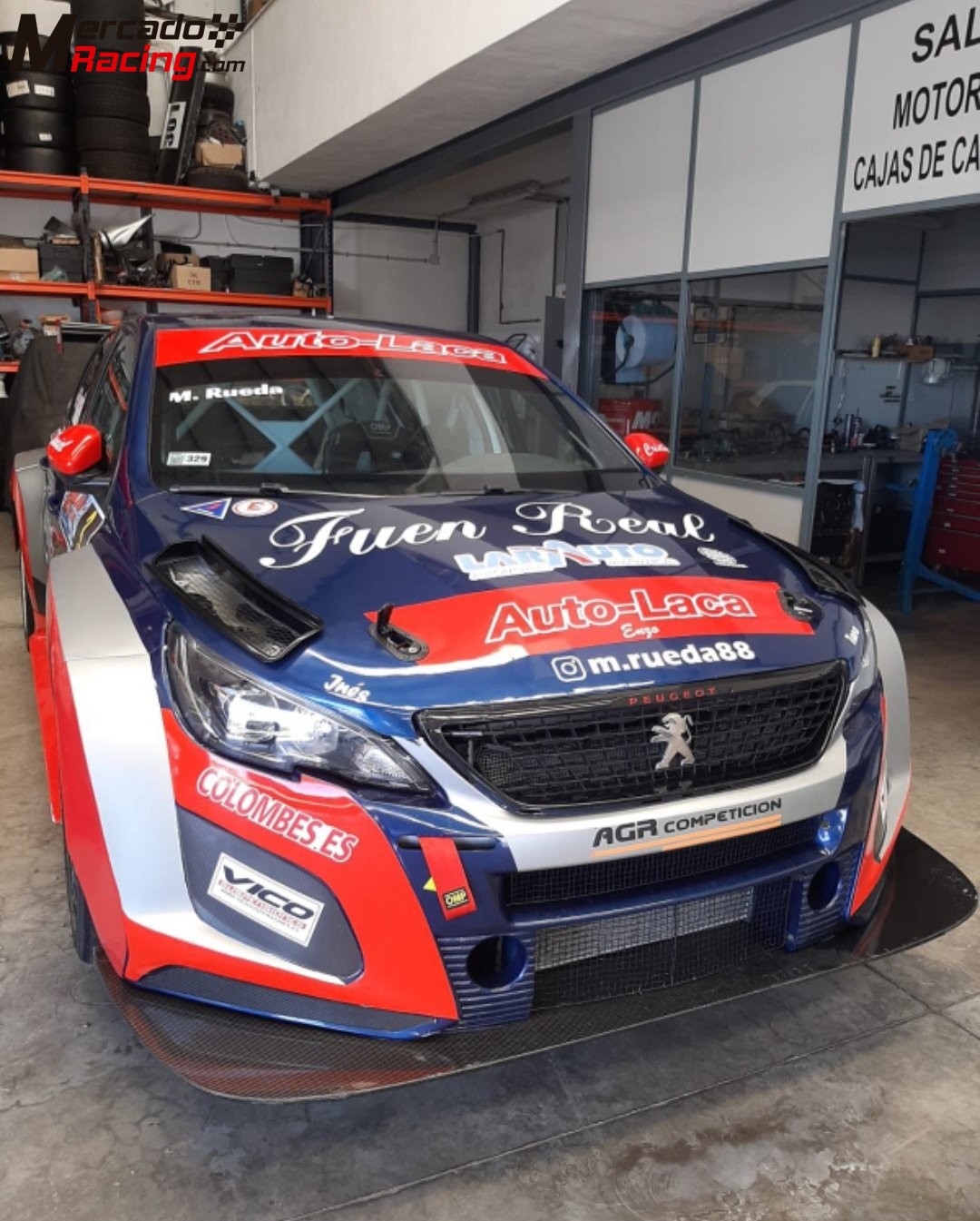 Vendo  peugeot 308tcr  montaña, circuito tcr f.ia