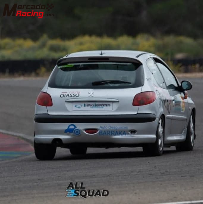 Peugeot 206 xs 1.6 16v 110cv circuito