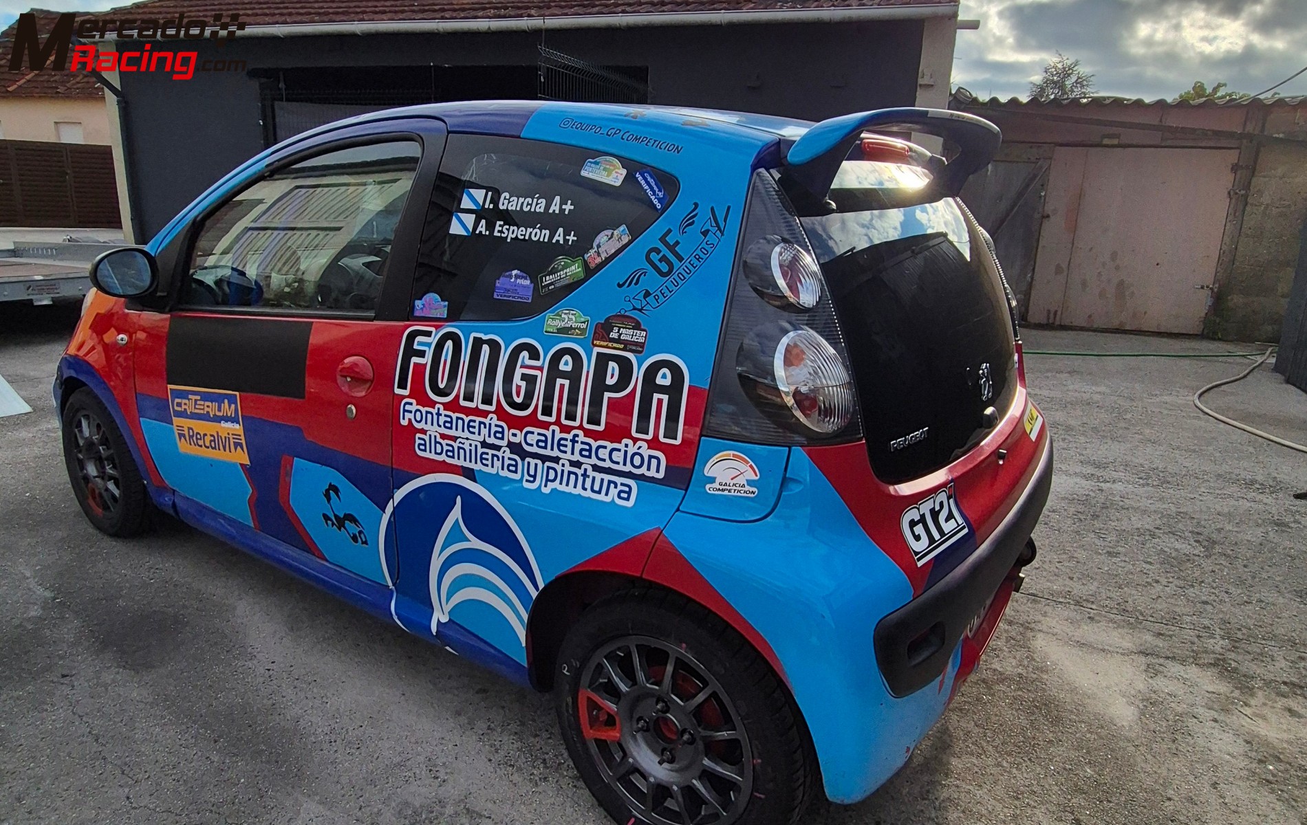 Peugeot 107 ex-copa racc