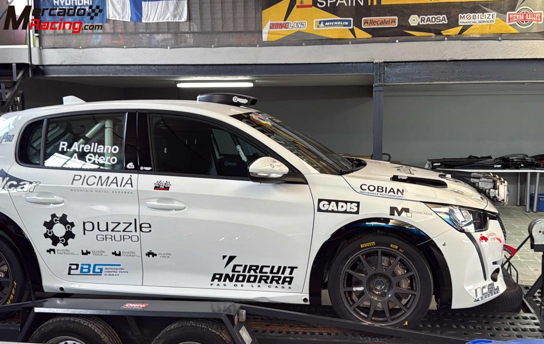 Peugeot 208 rally4 *nuevo* de 2025 de tarmac/gravel