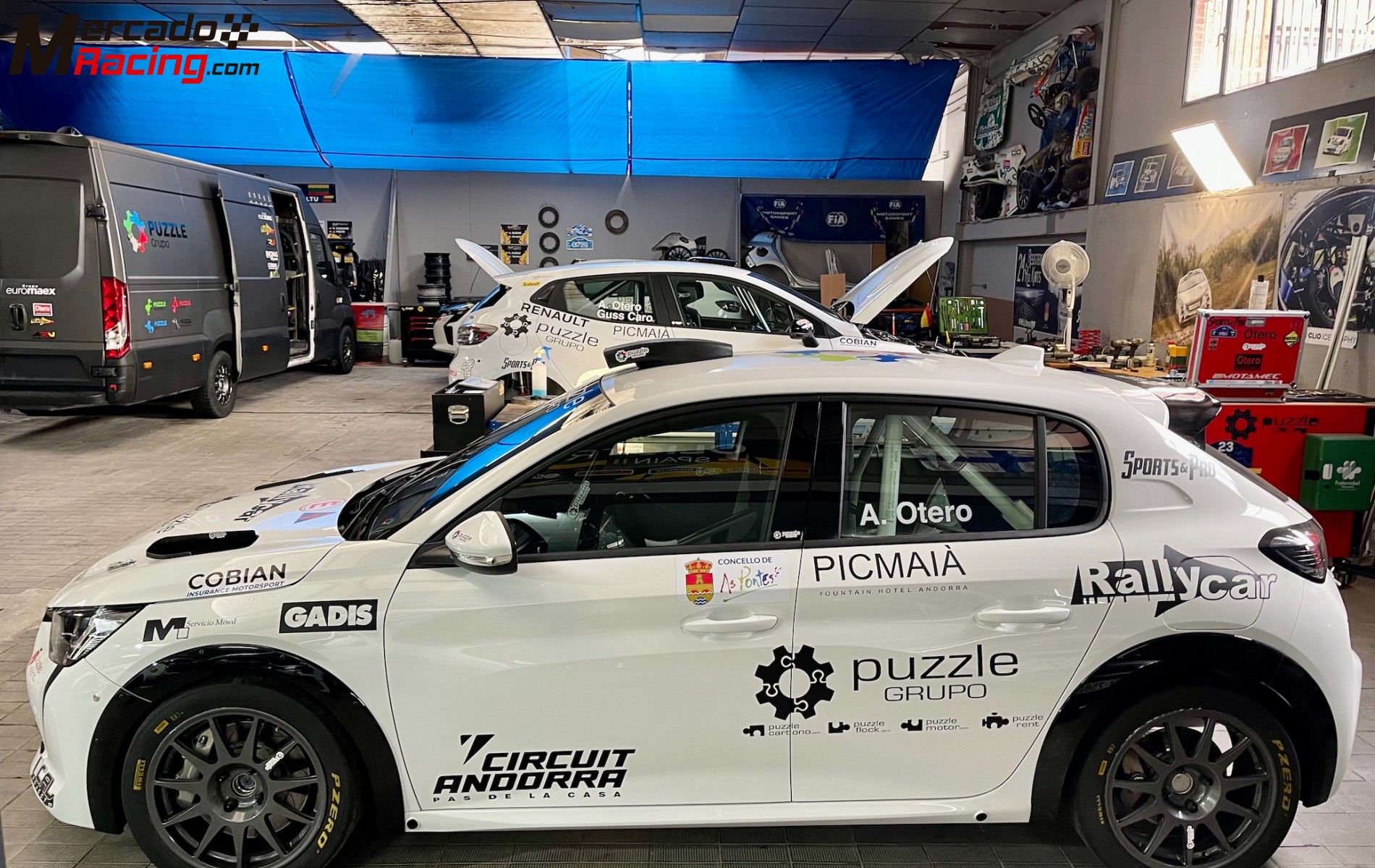 Peugeot 208 rally4 *nuevo* de 2025 de tarmac/gravel
