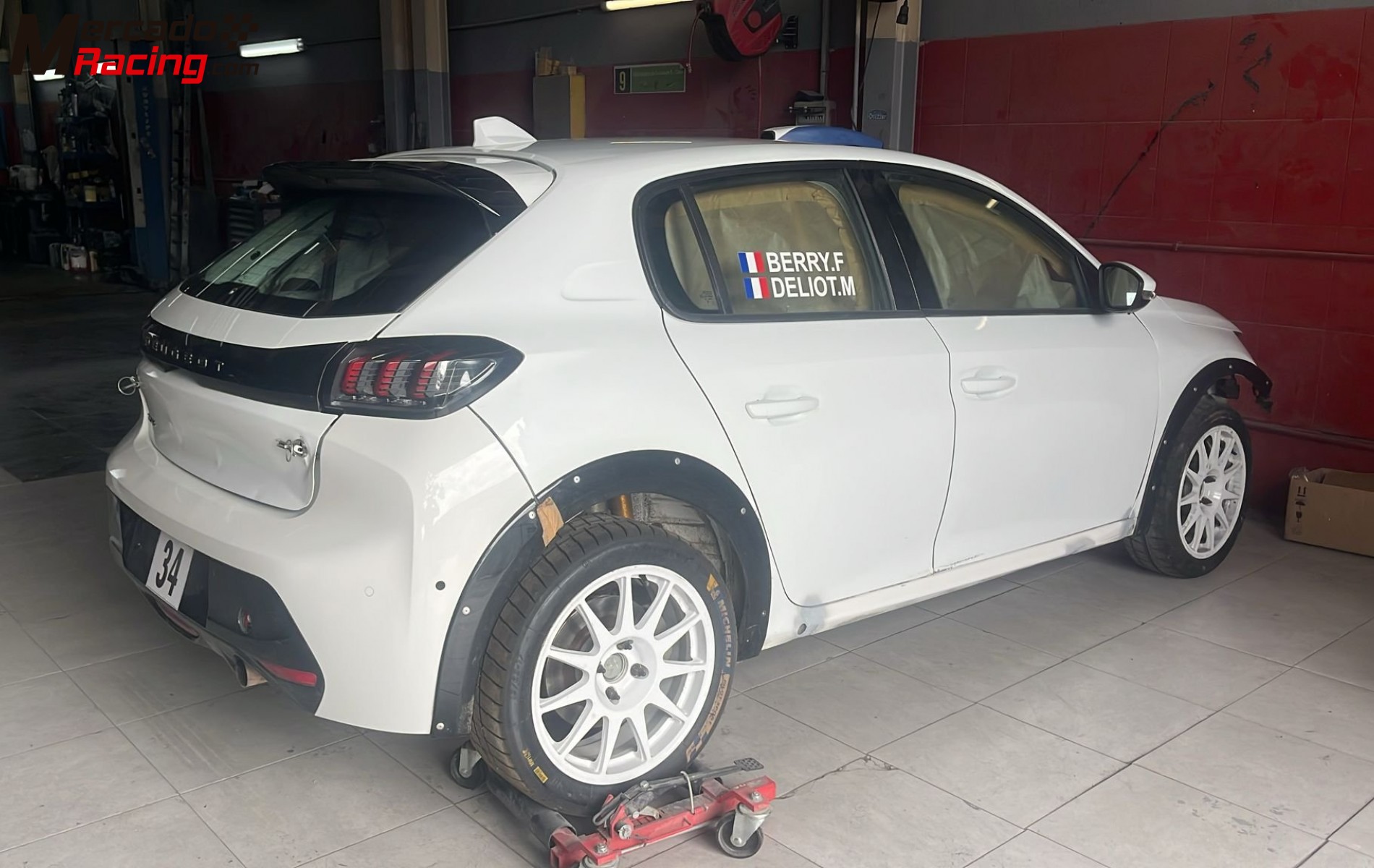 Peugeot 208 rally 4 2024 1149 km de crono 