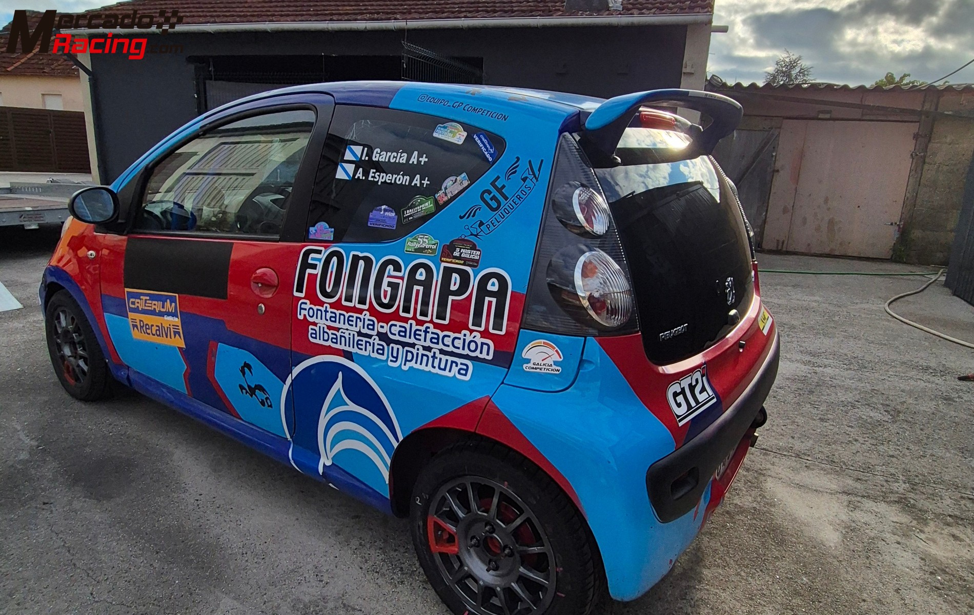 Peugeot 107 ex-copa racc