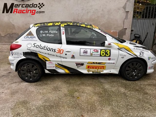Peugeot 206 rally 1.6 16v, acepto como parte de pago motos/quads/enduro/supermotard