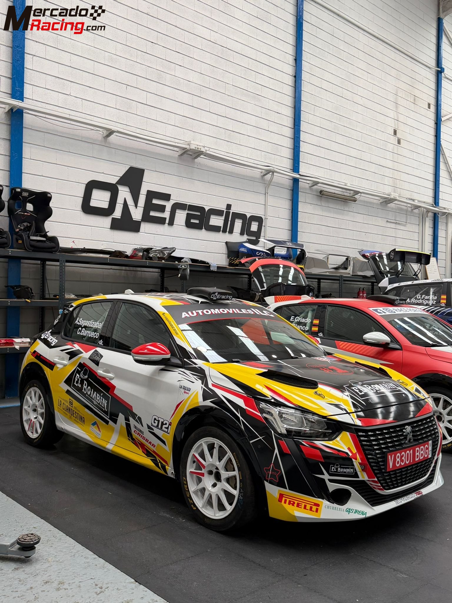 Peugeot 208 rally4 febrero 2025