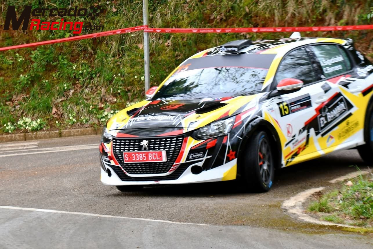 Peugeot 208 rally4 febrero 2025