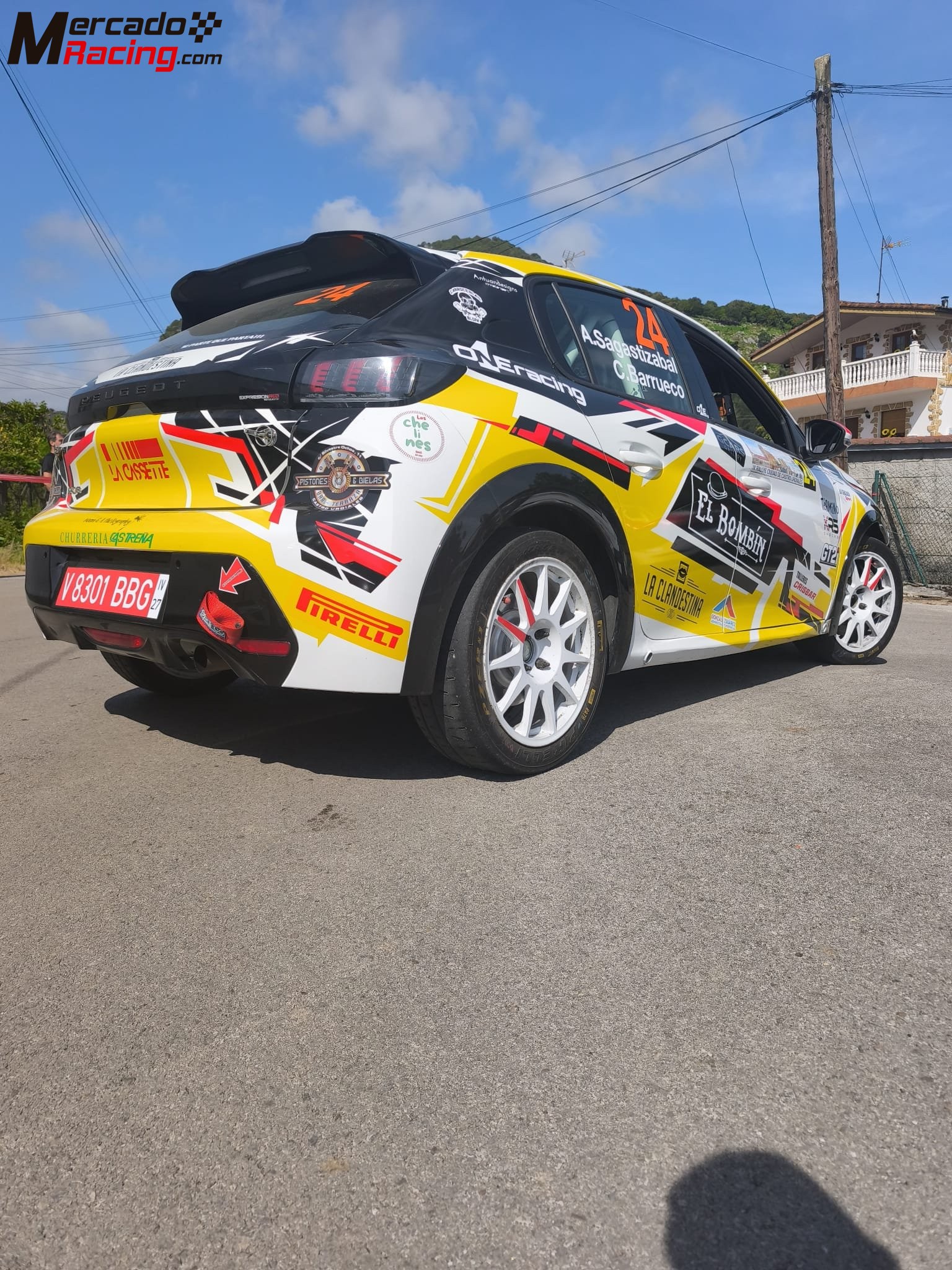 Peugeot 208 rally4 febrero 2025