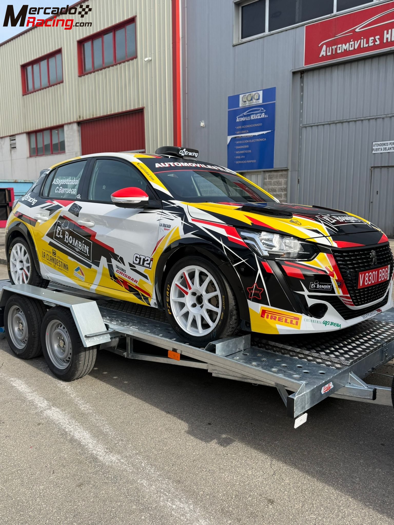 Peugeot 208 rally4 febrero 2025