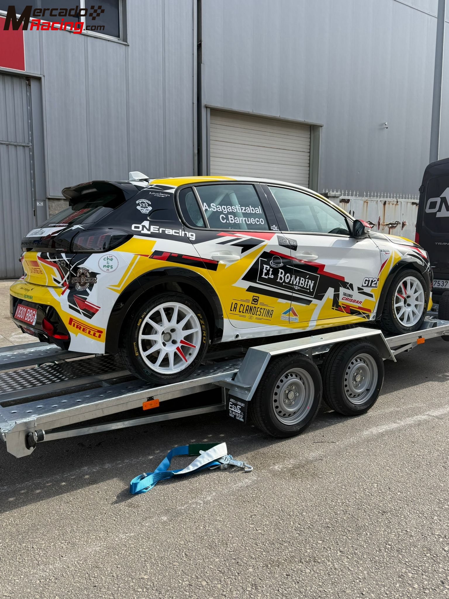 Peugeot 208 rally4 febrero 2025